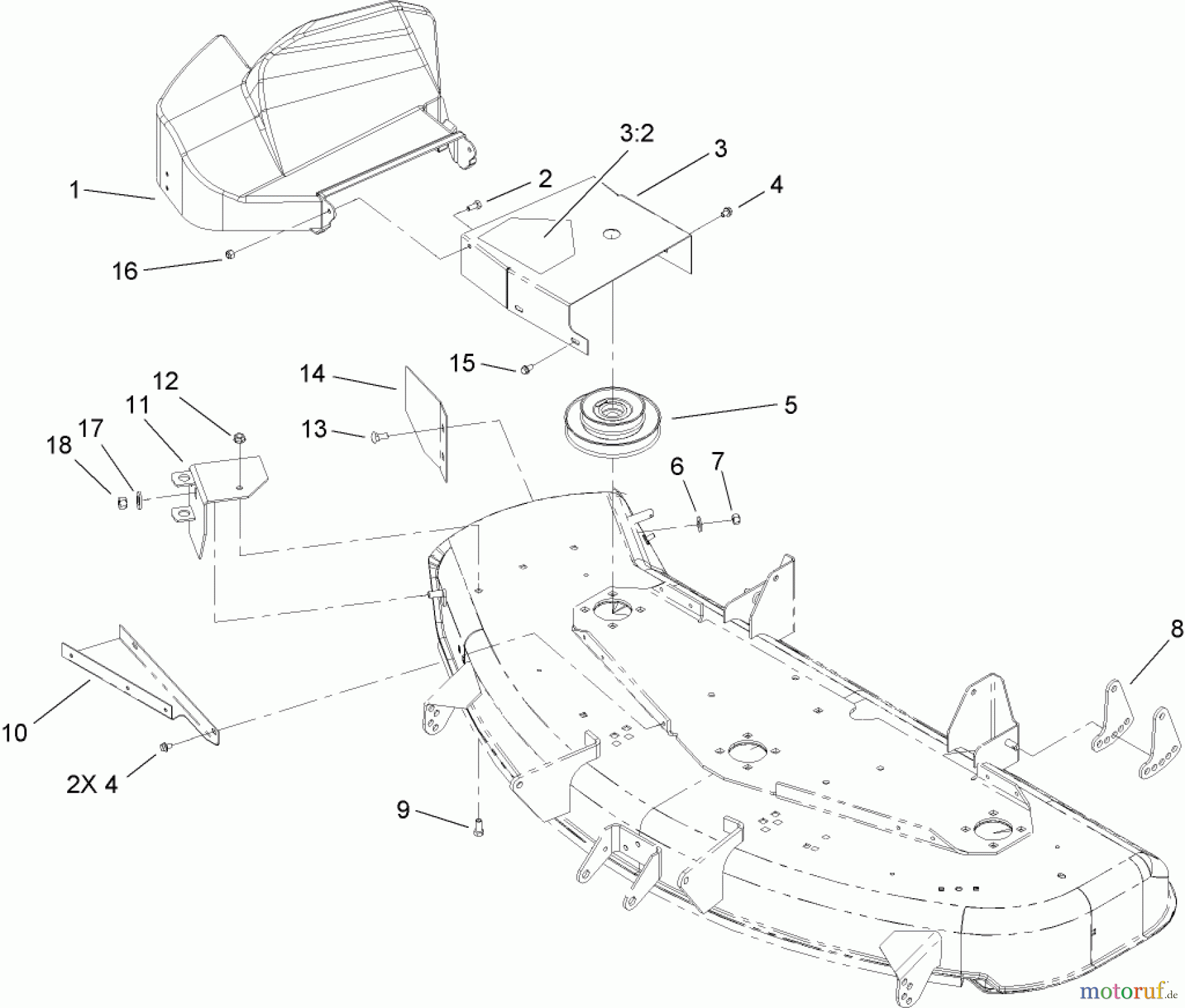  Toro Neu Accessories, Mower 79166 - Toro 48