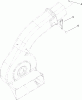 Toro 79167 - 48" Vac-Bagger, TimeCutter ZX Riding Mowers, 2005 (250000001-250999999) Ersatzteile BLOWER HOUSING ASSEMBLY NO. 108-9564