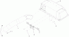 Toro 79171 - 48" and 52" Bagger, TITAN Zero-Turn-Radius Riding Mower, 2011 (311000001-311999999) Ersatzteile BAGGER HOOD AND UPPER TUBE ASSEMBLY
