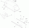 Toro 79171 - 48" and 52" Bagger, TITAN Zero-Turn-Radius Riding Mower, 2011 (311000001-311999999) Ersatzteile HOOD ASSEMBLY NO. 109-6796