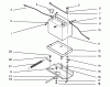 Toro 72081 (246-H) - 246-H Yard Tractor, 1993 (3900001-3999999) Ersatzteile BATTERY ASSEMBLY