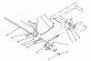 Toro 72081 (246-H) - 246-H Yard Tractor, 1993 (3900001-3999999) Ersatzteile BRAKE PEDAL ASSEMBLY