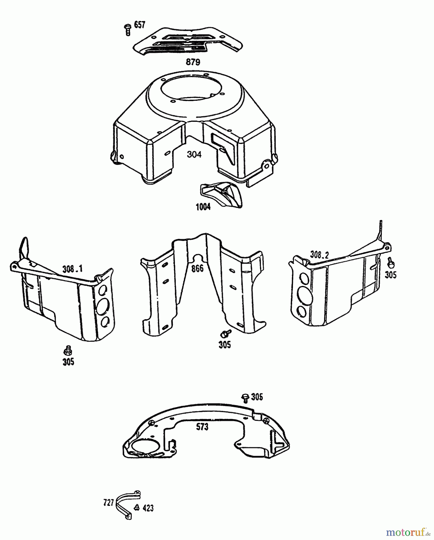 Toro Neu Mowers, Lawn & Garden Tractor Seite 1 72081 (246-H) - Toro 246-H Yard Tractor, 1993 (3900001-3999999) ENGINE TORO POWER PLUS #3