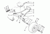 Toro 72081 (246-H) - 246-H Yard Tractor, 1993 (3900001-3999999) Ersatzteile FRONT AXLE ASSEMBLY