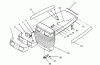 Toro 72081 (246-H) - 246-H Yard Tractor, 1993 (3900001-3999999) Ersatzteile HOOD ASSEMBLY