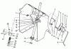 Toro 72081 (246-H) - 246-H Yard Tractor, 1993 (3900001-3999999) Ersatzteile STEERING SHAFT AND INDICATOR ASSEMBLY