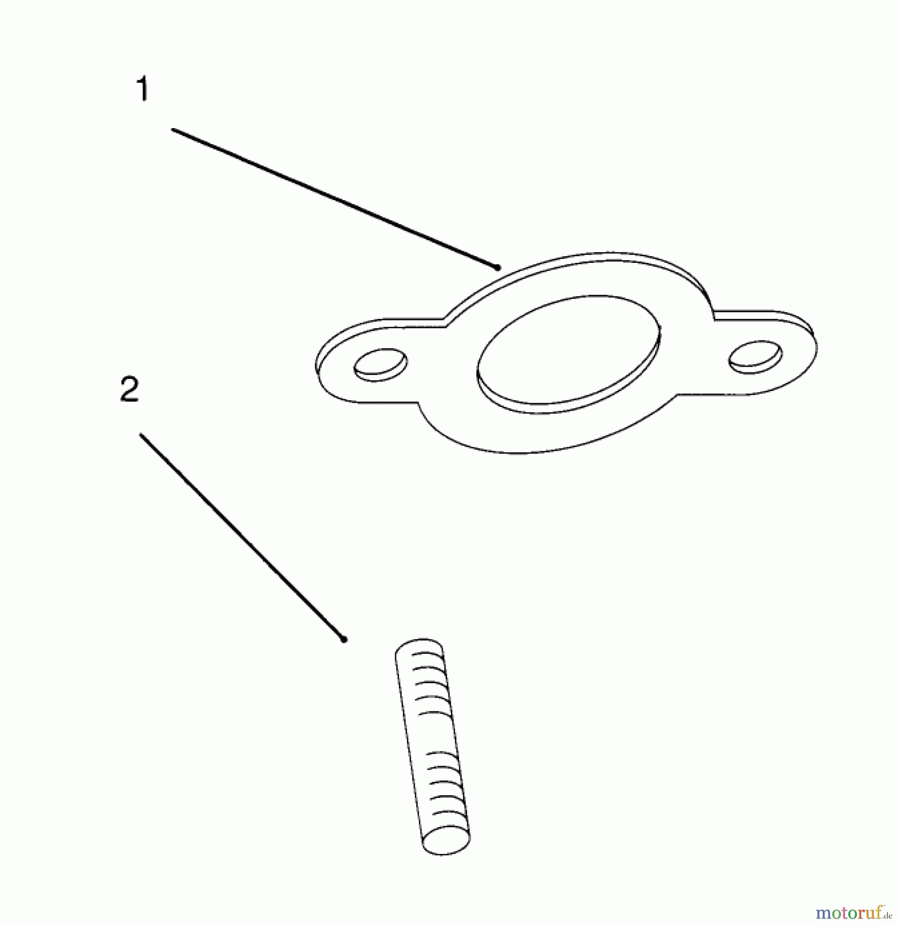 Toro Neu Mowers, Lawn & Garden Tractor Seite 1 72084 (266-H) - Toro 266-H Yard Tractor, 1996 (6900001-6999999) EXHAUST KOHLER ENGINE CV16S-PS61514