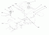 Toro 72084 (266-H) - 266-H Yard Tractor, 1995 (5900001-5999999) Ersatzteile FUEL TANK AND HYDRO RESERVOIR