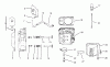 Toro 72084 (266-H) - 266-H Yard Tractor, 1995 (5900001-5999999) Ersatzteile HEAD/VALVE/BREATHER KOHLER ENGINE CV16S-PS61514