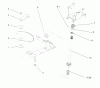 Toro 72084 (266-H) - 266-H Yard Tractor, 1995 (5900001-5999999) Ersatzteile LOWER STEERING