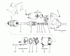 Toro 72084 (266-H) - 266-H Yard Tractor, 1995 (5900001-5999999) Ersatzteile STARTING SYSTEM KOHLER ENGINE CV16S-PS61514