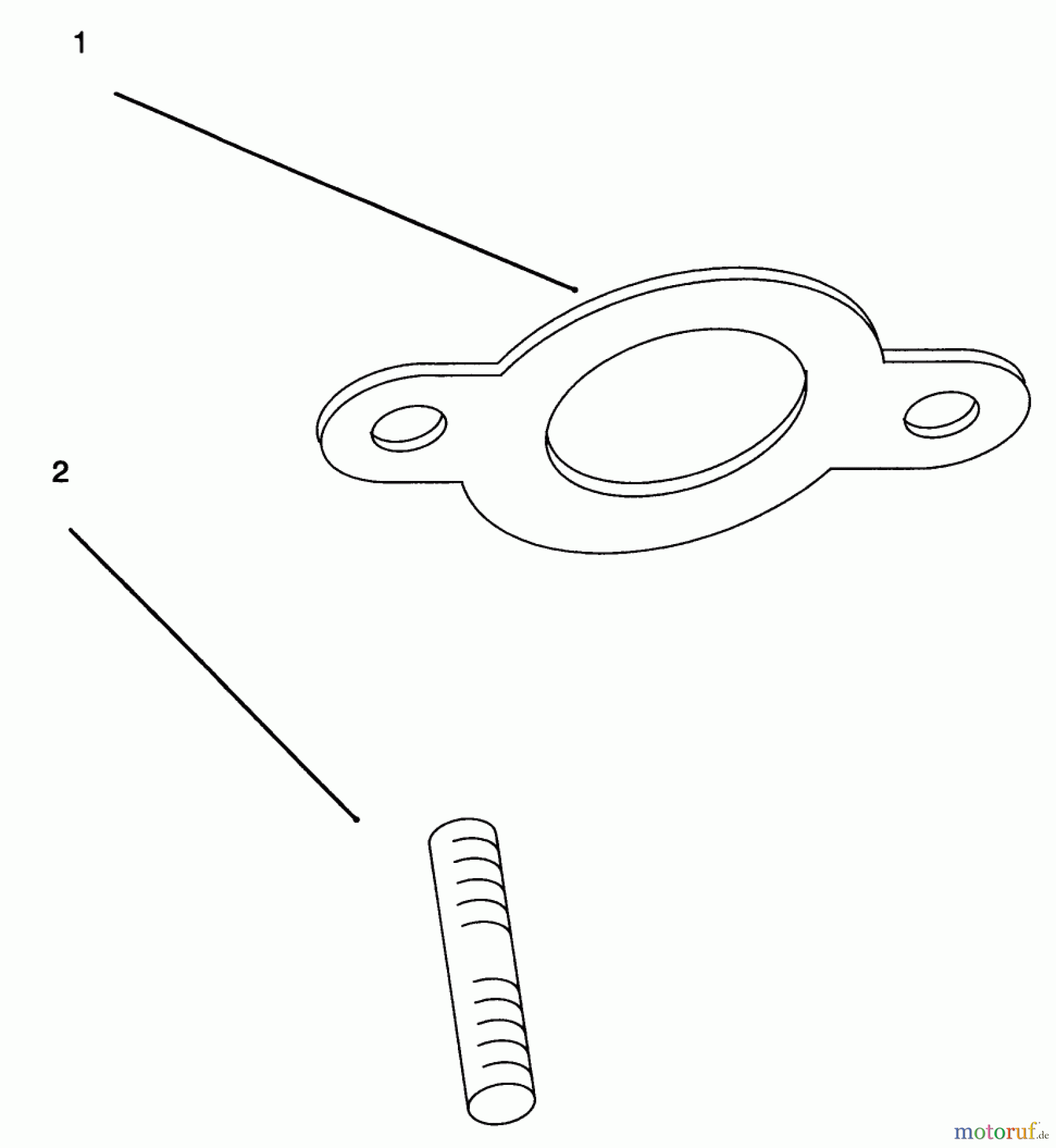 Toro Neu Mowers, Lawn & Garden Tractor Seite 1 72085 (267-H) - Toro 267-H Lawn and Garden Tractor, 1996 (6900001-6999999) EXHAUST