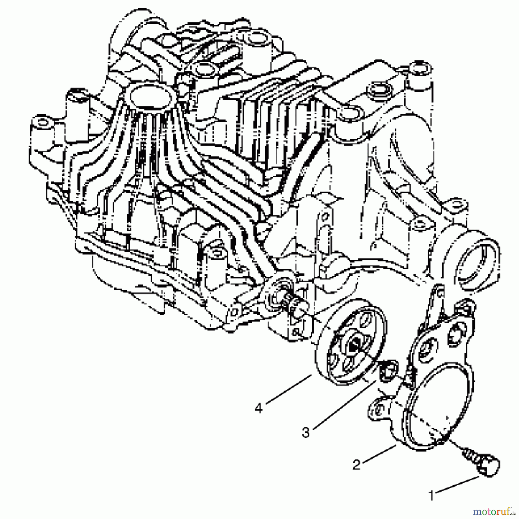  Toro Neu Mowers, Lawn & Garden Tractor Seite 1 72104 (267-H) - Toro 267-H Lawn and Garden Tractor, 1997 (7900001-7999999) BRAKE