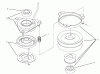 Toro 72104 (267-H) - 267-H Lawn and Garden Tractor, 1997 (7900001-7999999) Ersatzteile CLUTCH 92-6885