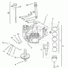 Toro 72104 (267-H) - 267-H Lawn and Garden Tractor, 1997 (7900001-7999999) Ersatzteile CRANKCASE
