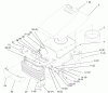 Toro 72104 (267-H) - 267-H Lawn and Garden Tractor, 1997 (7900001-7999999) Ersatzteile HOOD AND GRILL