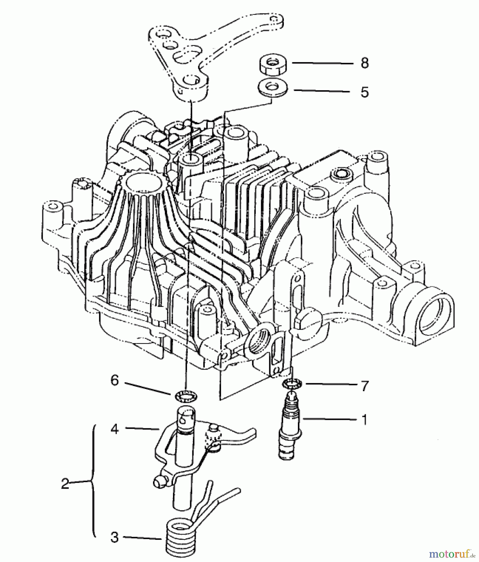 Toro Neu Mowers, Lawn & Garden Tractor Seite 1 72085 (267-H) - Toro 267-H Lawn and Garden Tractor, 1997 (7900001-7999999) N-CENTERING