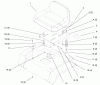 Toro 72104 (267-H) - 267-H Lawn and Garden Tractor, 1997 (7900001-7999999) Ersatzteile SEAT