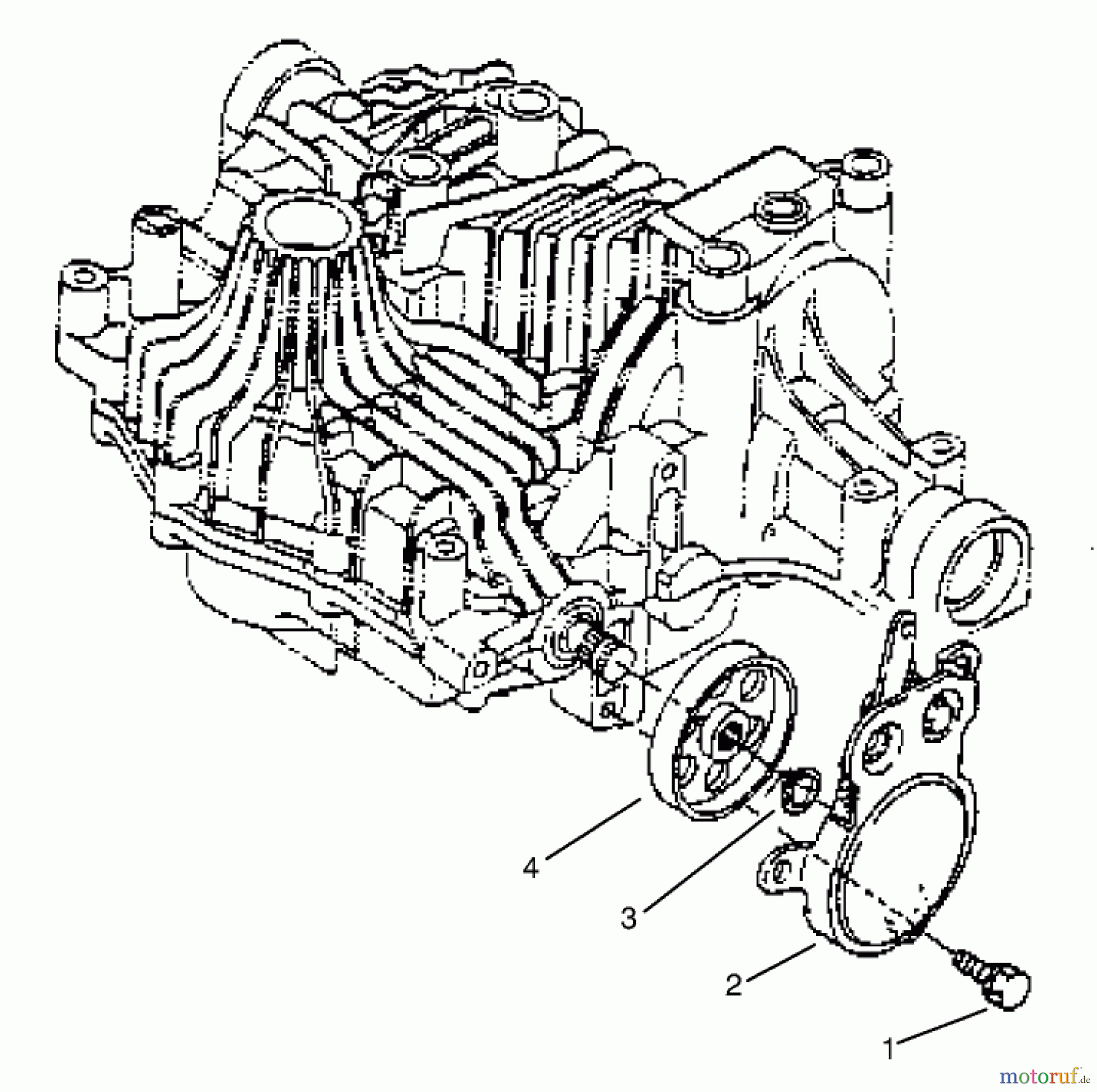 Toro Neu Mowers, Lawn & Garden Tractor Seite 1 72104 (267-H) - Toro 267-H Lawn and Garden Tractor, 1998 (8900600-8999999) BRAKE