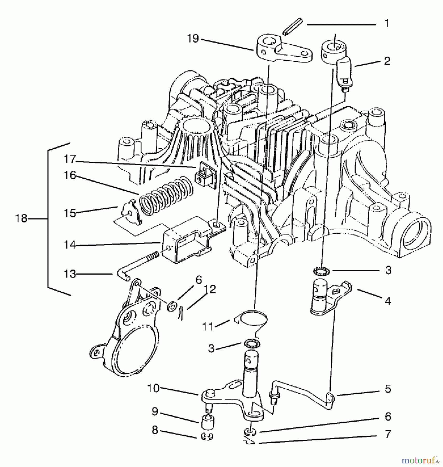 Toro Neu Mowers, Lawn & Garden Tractor Seite 1 72104 (267-H) - Toro 267-H Lawn and Garden Tractor, 1998 (8900001-8900599) BRAKE INTERLOCK