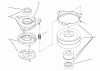 Toro 72085 (267-H) - 267-H Lawn and Garden Tractor, 1998 (8900400-8999999) Ersatzteile CLUTCH 92-6885
