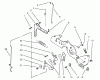 Toro 72085 (267-H) - 267-H Lawn and Garden Tractor, 1998 (8900400-8999999) Ersatzteile ENGINE CONTROLS
