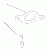 Toro 72085 (267-H) - 267-H Lawn and Garden Tractor, 1998 (8900400-8999999) Ersatzteile EXHAUST