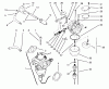 Toro 72085 (267-H) - 267-H Lawn and Garden Tractor, 1998 (8900400-8999999) Ersatzteile FUEL SYSTEM