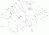 Toro 72085 (267-H) - 267-H Lawn and Garden Tractor, 1998 (8900400-8999999) Ersatzteile FUEL TANK AND HYDRO RESERVOIR