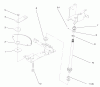 Toro 72085 (267-H) - 267-H Lawn and Garden Tractor, 1998 (8900400-8999999) Ersatzteile LOWER STEERING