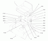 Toro 72085 (267-H) - 267-H Lawn and Garden Tractor, 1998 (8900400-8999999) Ersatzteile SEAT