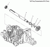 Toro 72105 (268-H) - 268-H Lawn and Garden Tractor, 1999 (9900001-9999999) Ersatzteile AXLE SHAFT