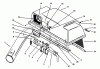 Toro 79200 - 38" Rear Bagger, 1993 (39000001-39999999) Ersatzteile COVER & CHUTE ASSEMBLY