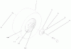 Toro 72105 (268-H) - 268-H Lawn and Garden Tractor, 1999 (9900001-9999999) Ersatzteile REAR WHEEL ASSEMBLY