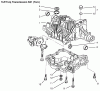 Toro 72105 (268-H) - 268-H Lawn and Garden Tractor, 1999 (9900001-9999999) Ersatzteile TRANSAXLE CASE