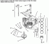 Toro 72107 (268-HE) - 268-HE Lawn and Garden Tractor, 2000 (200000001-200999999) Ersatzteile CRANKCASE