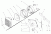 Toro 72107 (268-HE) - 268-HE Lawn and Garden Tractor, 2001 (210000001-210999999) Ersatzteile AIR INTAKE / FILTRATION ASSEMBLY KOHLER CV18S-PS-61528 AND CV18S-PS-61529
