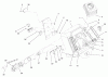 Toro 72107 (268-HE) - 268-HE Lawn and Garden Tractor, 2001 (210000001-210999999) Ersatzteile DASH ASSEMBLY