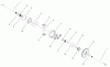 Toro 72107 (268-HE) - 268-HE Lawn and Garden Tractor, 2001 (210000001-210999999) Ersatzteile DIFFERENTIAL GEAR ASSEMBLY