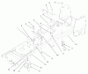 Toro 72107 (268-HE) - 268-HE Lawn and Garden Tractor, 2001 (210000001-210999999) Ersatzteile FRAME ASSEMBLY