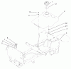 Toro 72107 (268-HE) - 268-HE Lawn and Garden Tractor, 2001 (210000001-210999999) Ersatzteile FUEL TANK ASSEMBLY