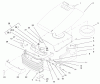 Toro 72107 (268-HE) - 268-HE Lawn and Garden Tractor, 2001 (210000001-210999999) Ersatzteile HOOD AND GRILL ASSEMBLY