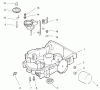 Toro 72107 (268-HE) - 268-HE Lawn and Garden Tractor, 2001 (210000001-210999999) Ersatzteile OIL PAN / LUBRICATION ASSEMBLY KOHLER CV18S-PS-61528 AND CV18S-PS-61529