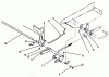 Toro 72101 (246-H) - 246-H Yard Tractor, 1993 (3900001-3999999) Ersatzteile BRAKE PEDAL ASSEMBLY