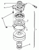Toro 72101 (246-H) - 246-H Yard Tractor, 1993 (3900001-3999999) Ersatzteile CLUTCH ASSEMBLY 92-1686
