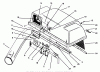 Toro 79202 - 38" Twin Bagger, 260 Series Lawn and Garden Tractors, 1994 (4900001-4999999) Ersatzteile COVER & CHUTE ASSEMBLY