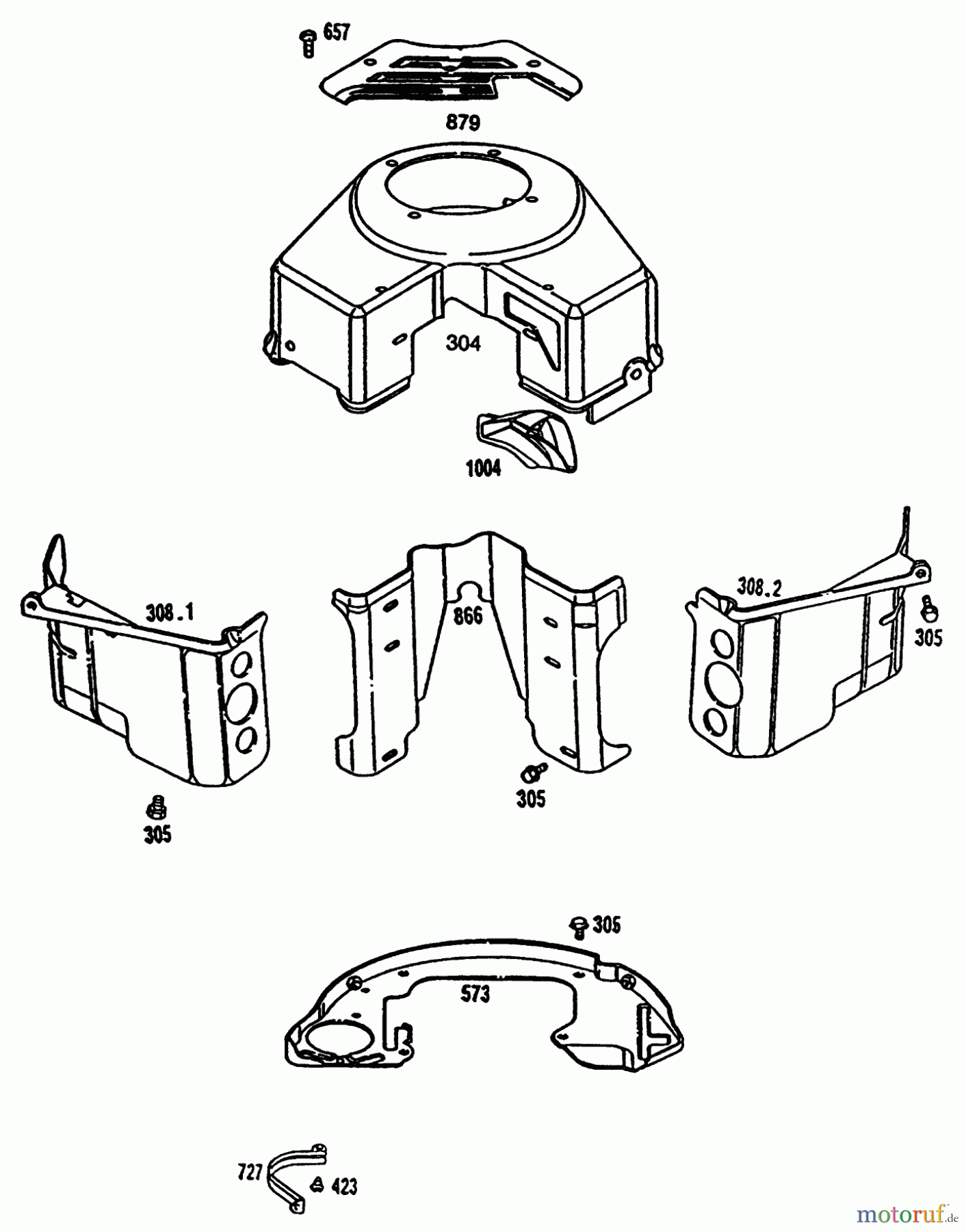  Toro Neu Mowers, Lawn & Garden Tractor Seite 1 72101 (246-H) - Toro 246-H Yard Tractor, 1993 (3900001-3999999) ENGINE TORO POWER PLUS #3