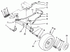Toro 72101 (246-H) - 246-H Yard Tractor, 1993 (3900001-3999999) Ersatzteile FRONT AXLE ASSEMBLY