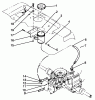 Toro 72101 (246-H) - 246-H Yard Tractor, 1993 (3900001-3999999) Ersatzteile HYDRAULIC RESERVOIR ASSEMBLY
