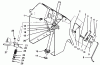 Toro 72101 (246-H) - 246-H Yard Tractor, 1993 (3900001-3999999) Ersatzteile STEERING SHAFT AND INDICATOR ASSEMBLY